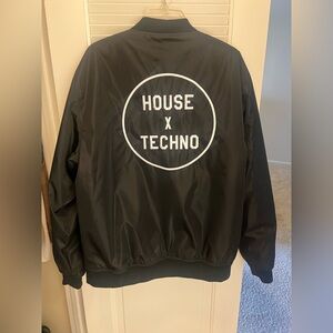CRSSD Black House x Techno Bomber Jacket- never used